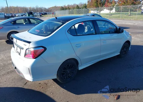 2024 Mitsubishi Mirage G4 Black Edition из США, поврежденный, VIN ML32FUFJ6RHF20187